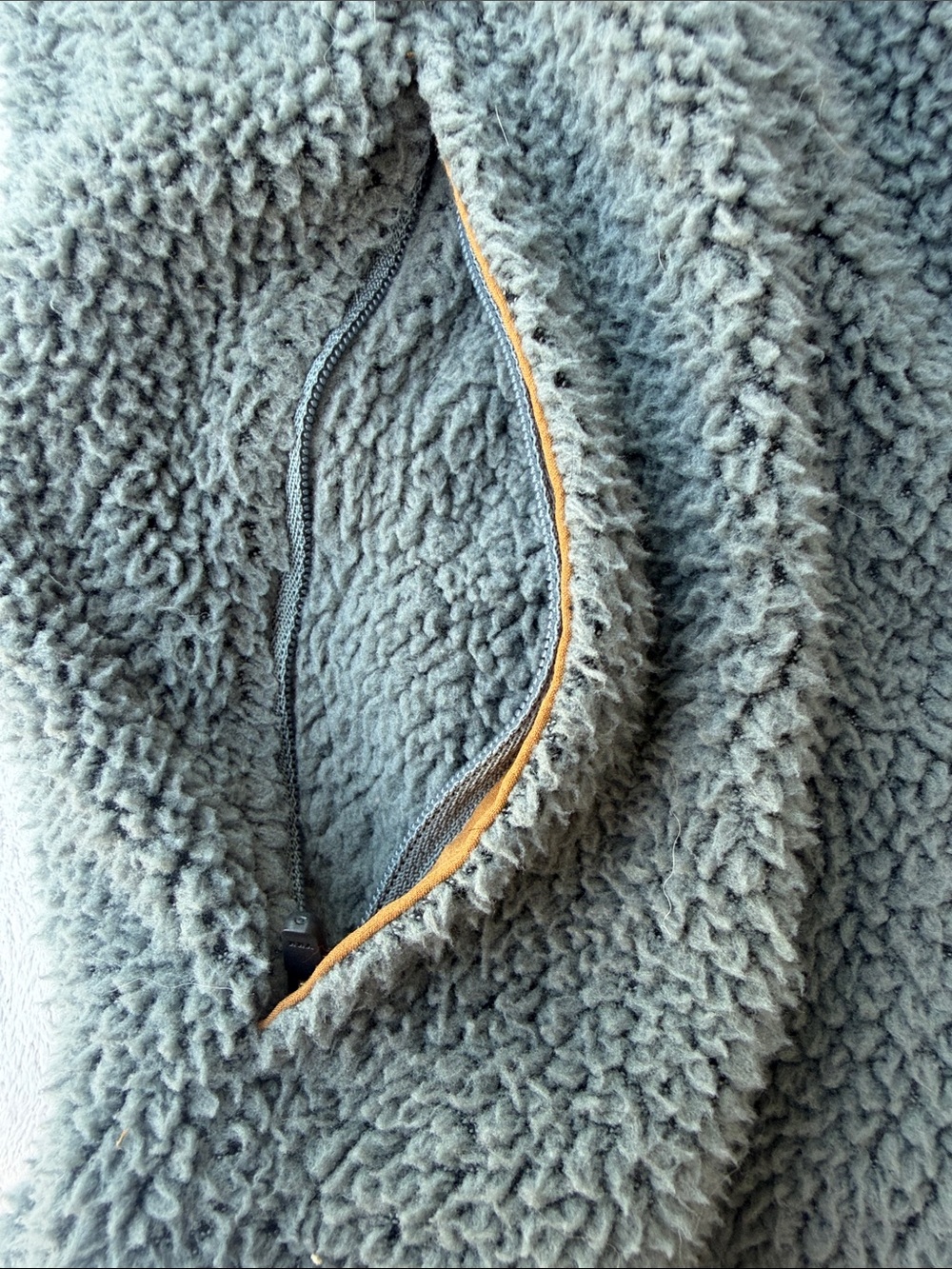 Kuhl Colorblock Teddy Jacket in Gray, Cream & Tan - Picture 13 of 15